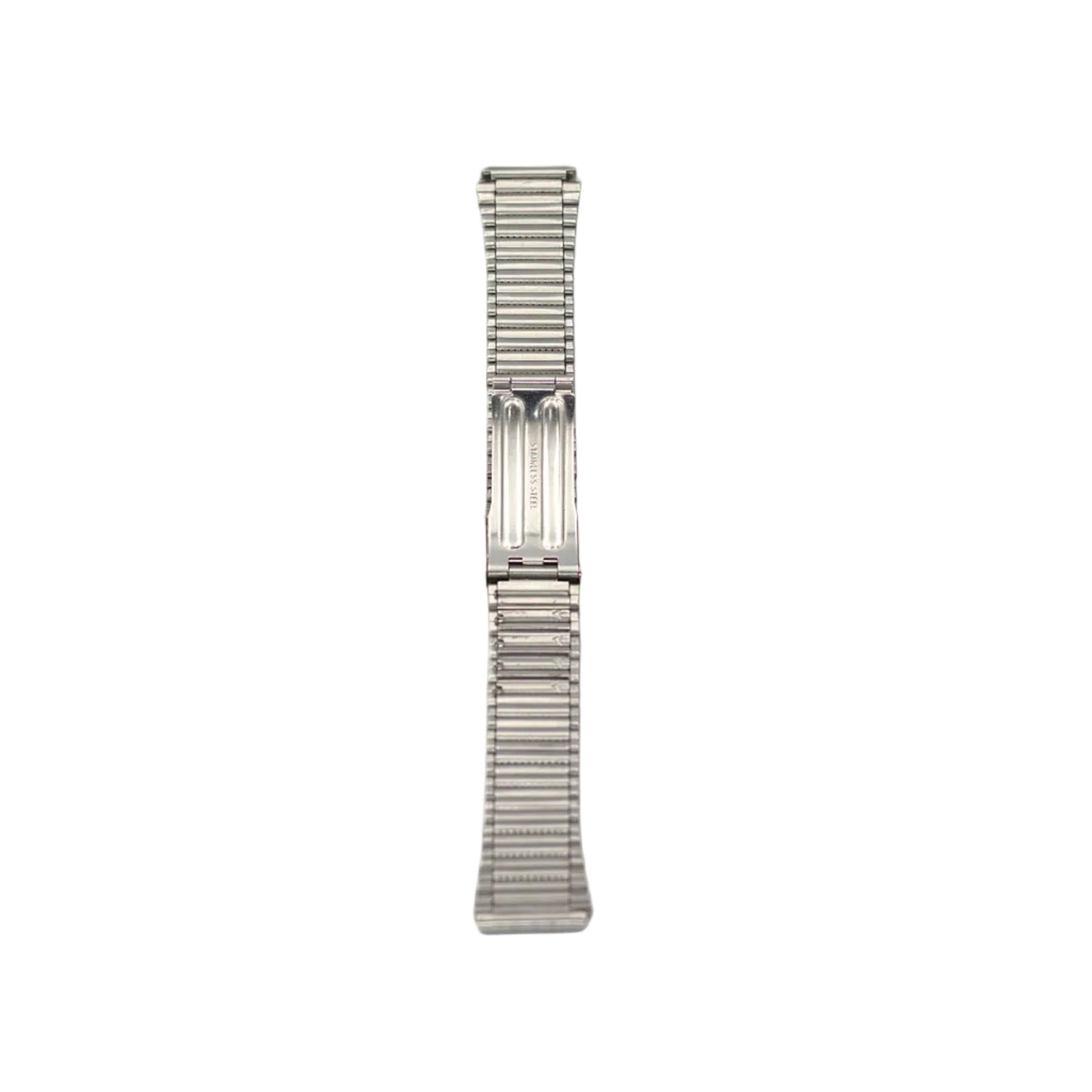 Stainless Strap With Tightly Spaced Vertical Lines