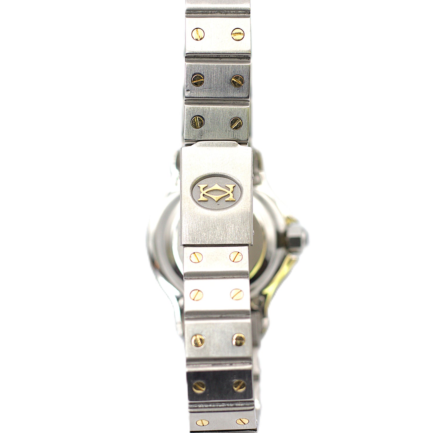 Cartier Santos Octagon Watch, Steel and Gold, Automatic