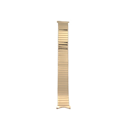 Stretchable Steel/Rose‑Gold Watch Band
