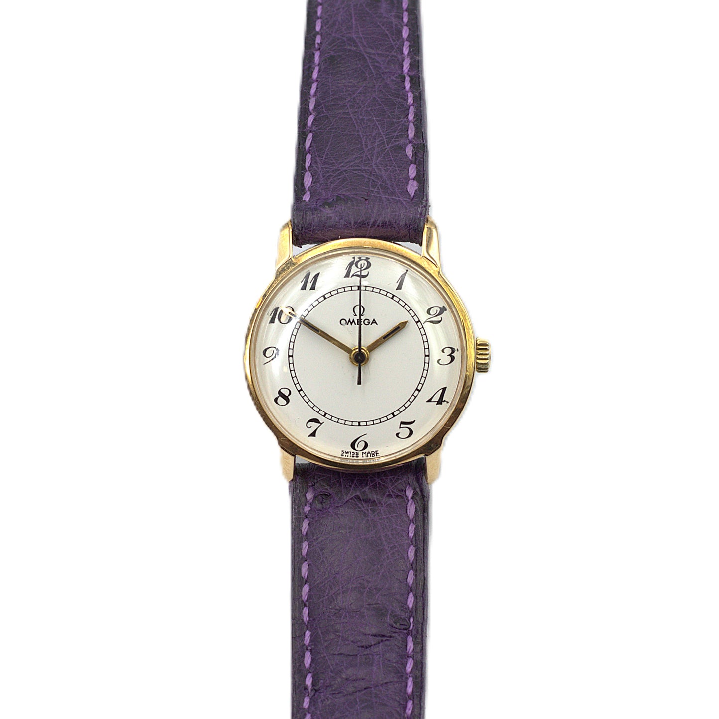 Omega Ladies 9KT Gold Manual Wind Watch