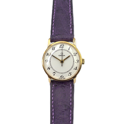 Omega Ladies 9KT Gold Manual Wind Watch